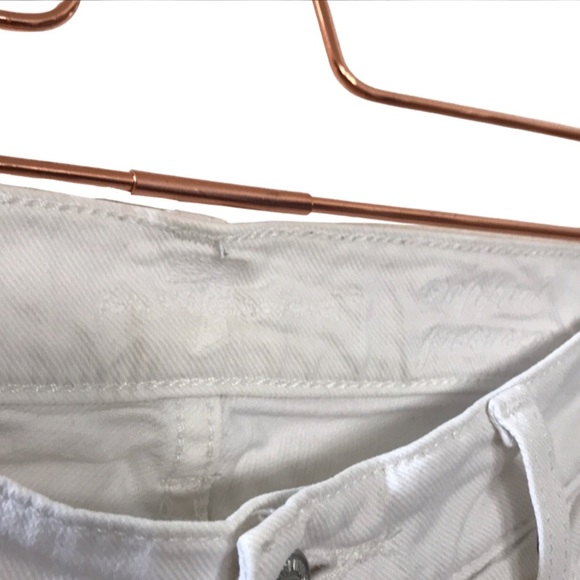 7 For All Mankind White Denim Jeans - Picture 3 of 11